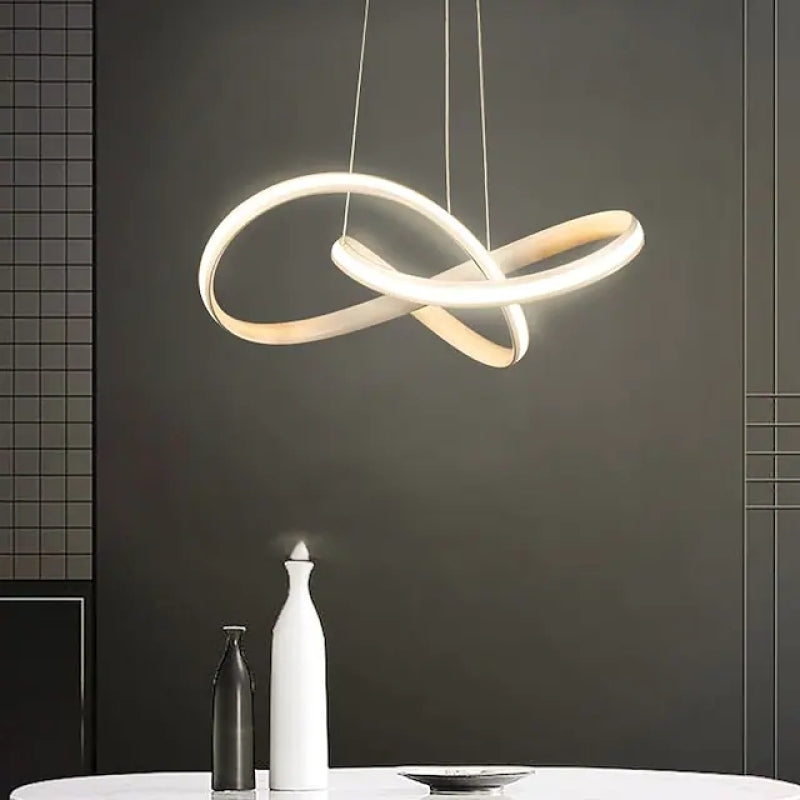 Arisha Modern Led Pendant Light, Black/White, Living Room/Bedroom