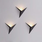 Calno Metal Modern LED Wall lamps for Bedroom, Triangle