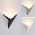Calno Metal Modern LED Wall lamps for Bedroom, Triangle