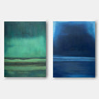Minimalist Landscape Diptych Wall Art