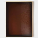 Dark Brown Leather Effect Oil Painting