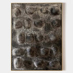 Textured Neutral Dome Relief Painting