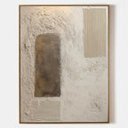 Wabi-Sabi Multi-Texture Abstract Painting