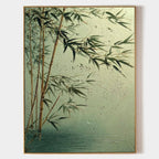 Oriental Bamboo Forest 3D Impasto Painting