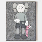 KAWS Companion Figure Pop Art Painting