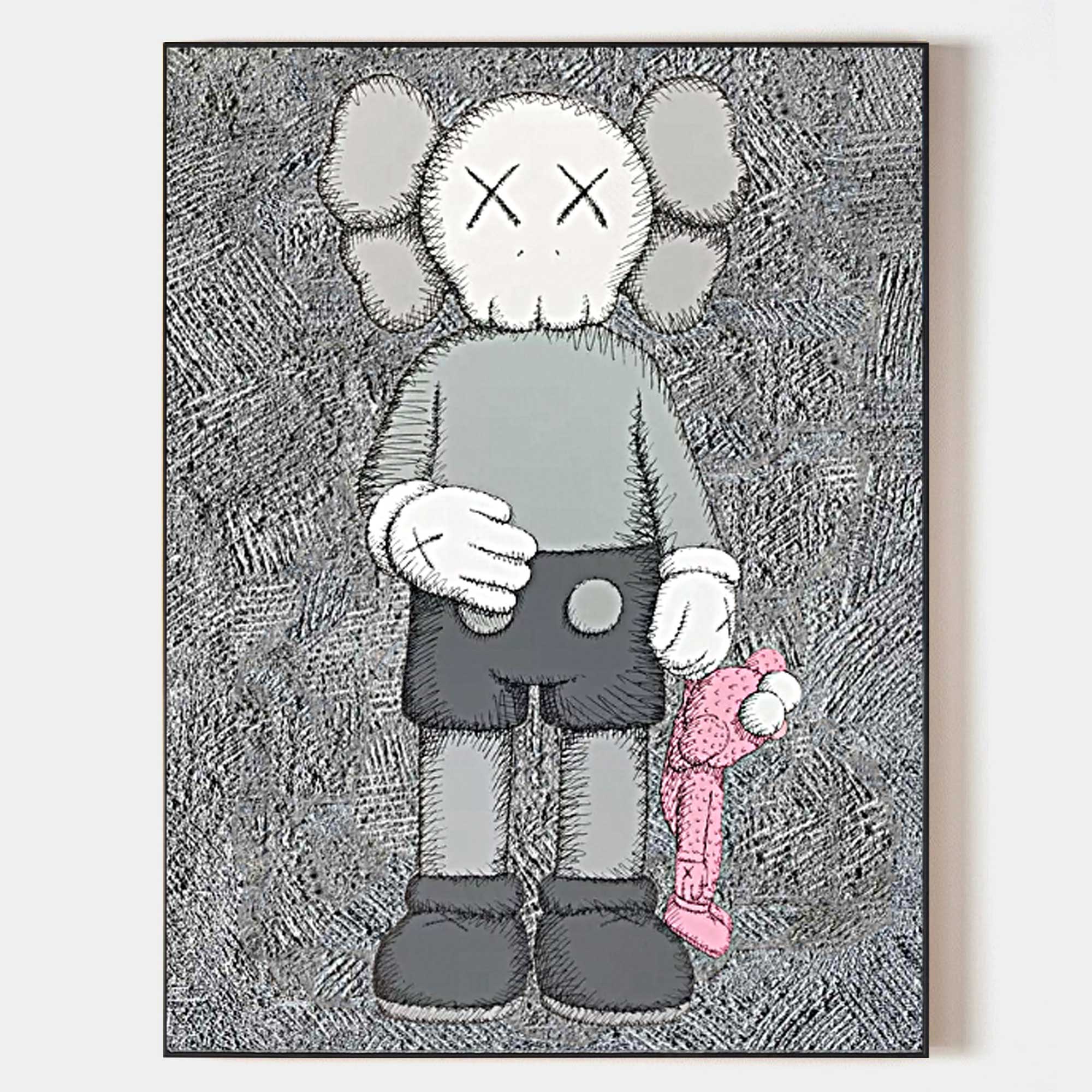 KAWS Companion Figure Pop Art Painting