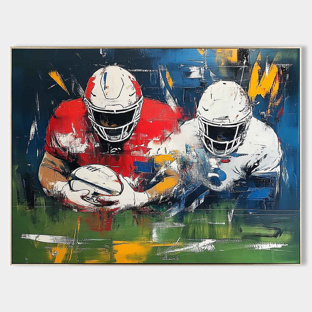 Pop Art Canvas Intense American Match Painting