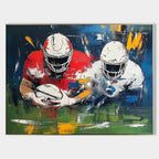 Pop Art Canvas Intense American Match Painting