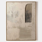 Wabi-Sabi Asymmetrical Abstract Painting