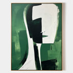 Abstract Portrait Oil Painting Minimalist