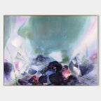 Hyperrealism Tactile Dreamy Oil Painting Pastel Tones Sparkle