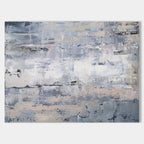 Soft Neutral Oil Painting Textured Hand Painted
