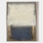 Earthy Horizon Abstract Painting Vertical