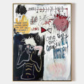 Abstract Graffiti Neo-Expressionist Oil Painting