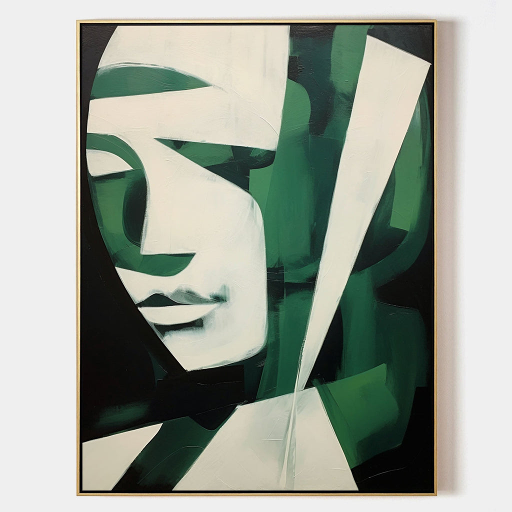 Jade Contemporary Minimalist Wall Art