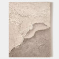 Wabi-Sabi Neutral Textured Landscape Painting