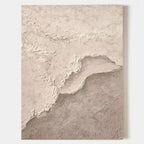 Wabi-Sabi Neutral Textured Landscape Painting