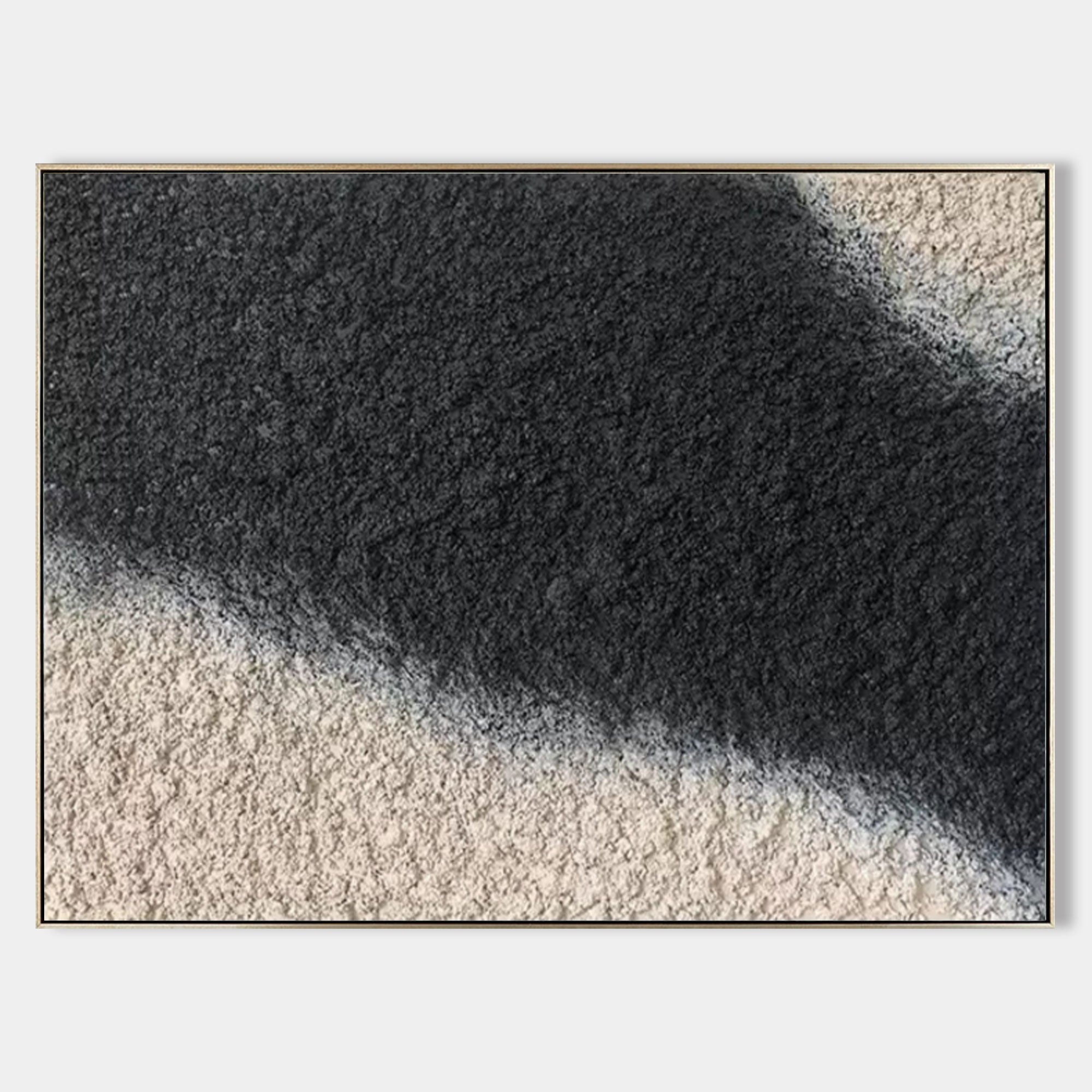 Black And White Textured Wall Art Wabi Sabi