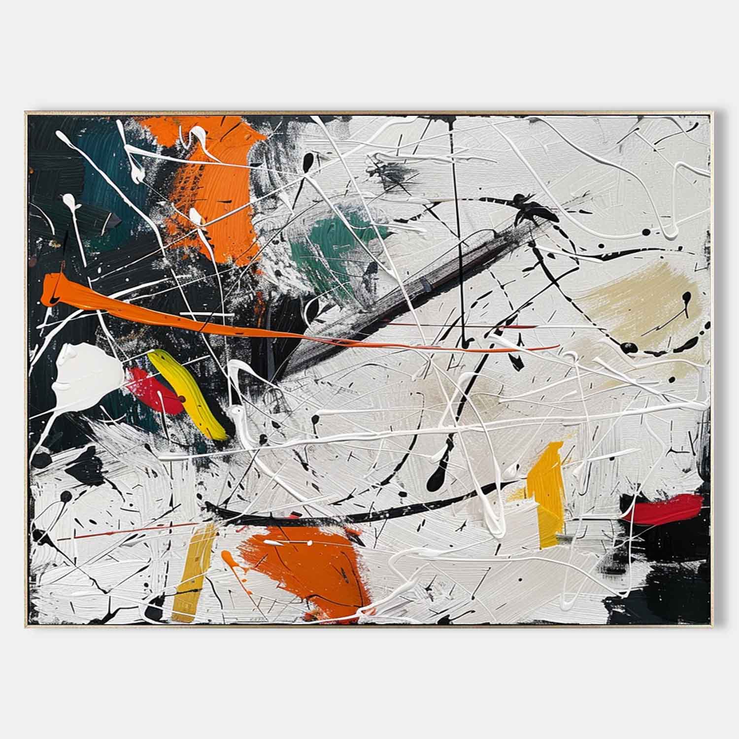 Wall Art Abstract Expressionist Graffiti Bold