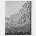 Gray Mountain Texture Wall Art Minimalist