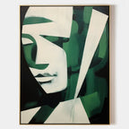 Jade Contemporary Minimalist Wall Art