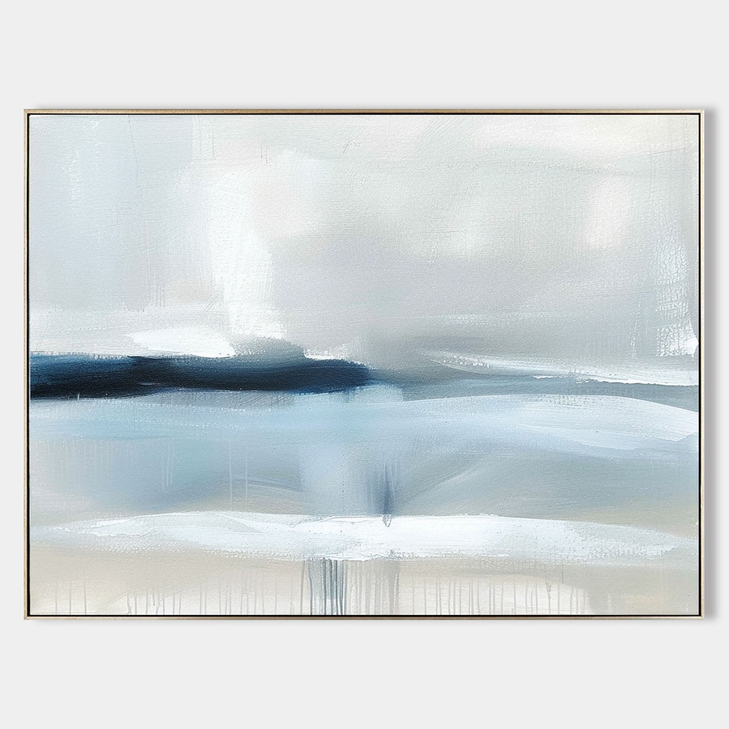 Abstract Coastal Landscape Art Oil Painting