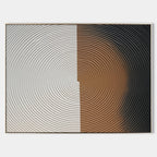 Gradient Spiral Texture Oil Painting Neutral Modern