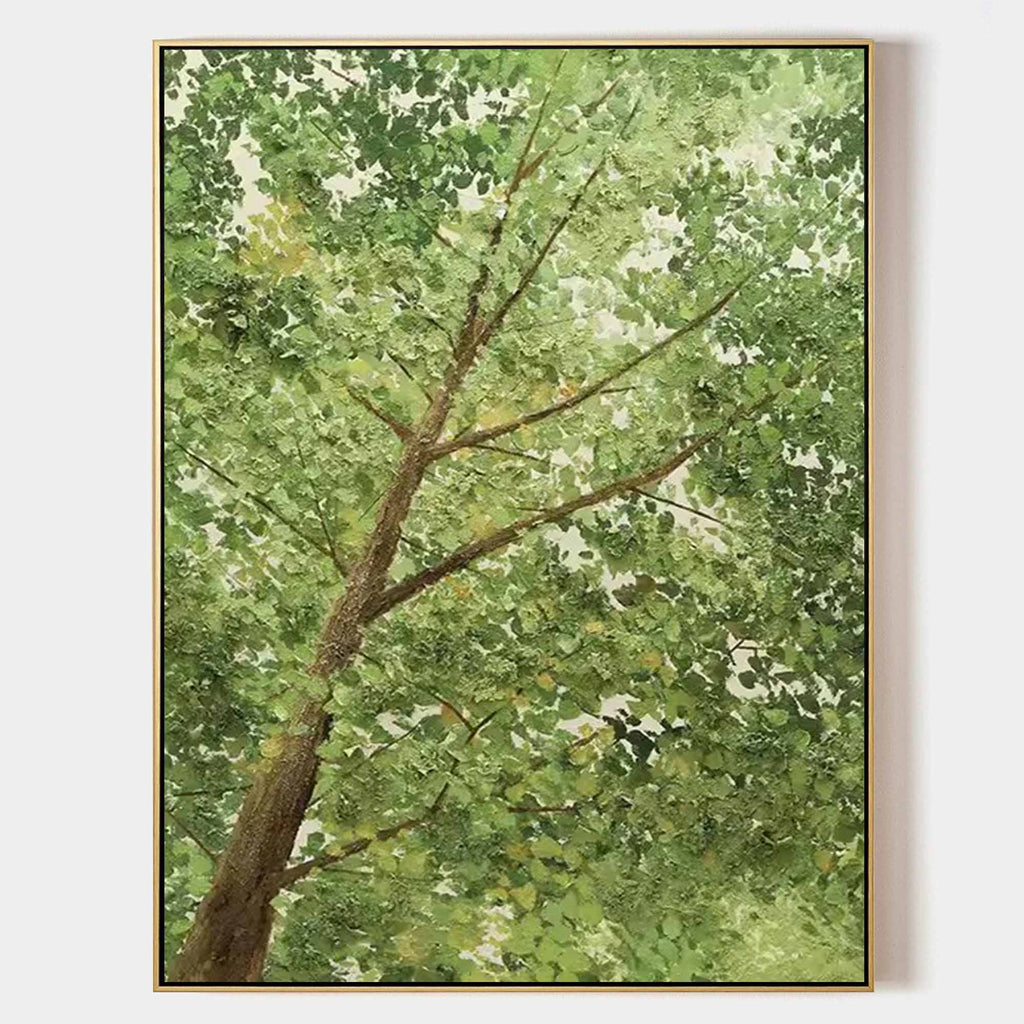 Lush Canopy Oil Painting Impressionist