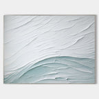 Textured Wave Landscape Art Oil Painting
