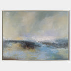 Atmospheric Coastal Abstract Oil Painting