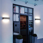 Fyra LED Outdoor Wall Lamp, Black & White