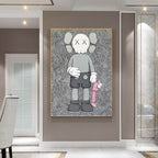 KAWS Companion Figure Pop Art Painting
