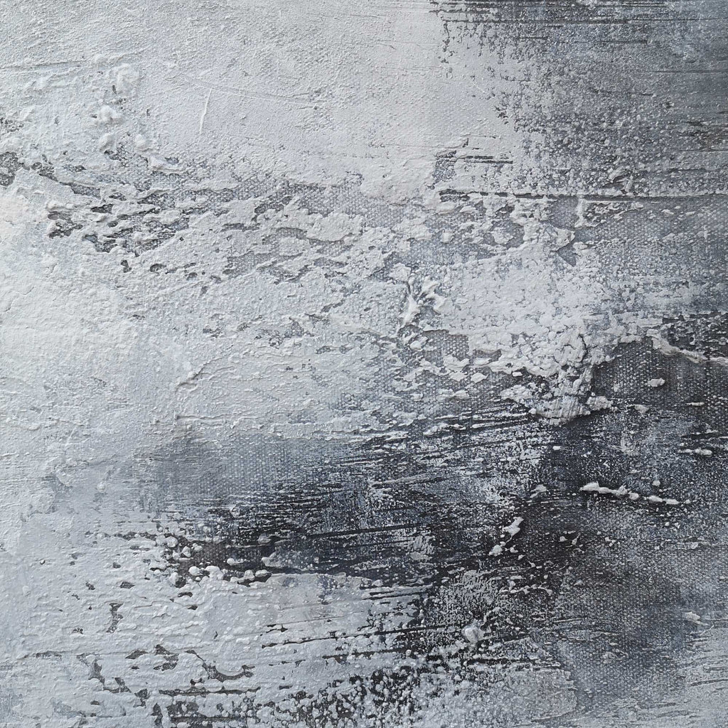 Wabi-Sabi Textured Abstract Oil Painting
