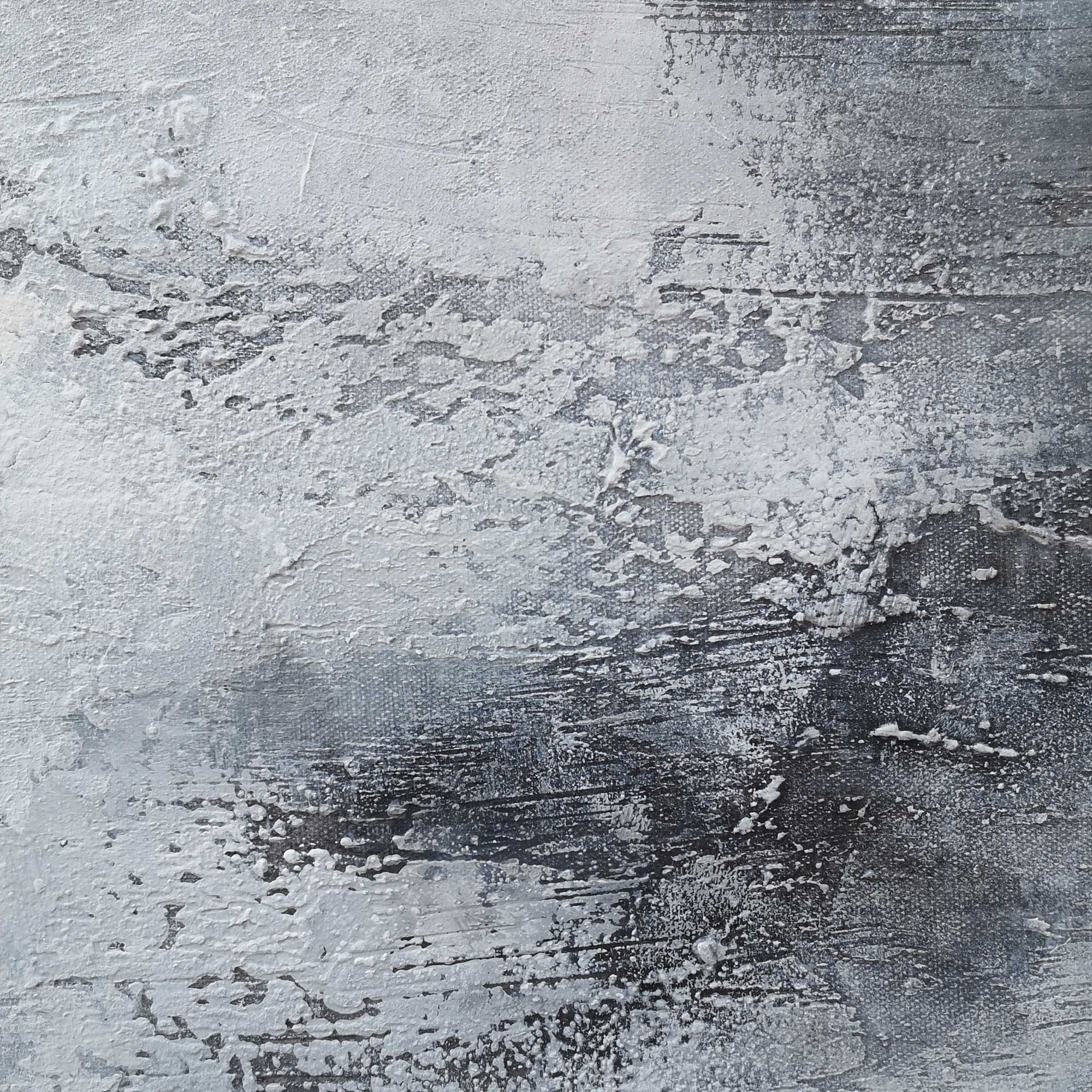 Wabi-Sabi Textured Abstract Oil Painting
