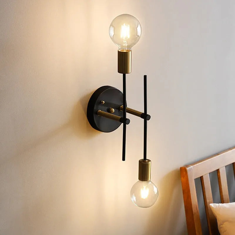 Valentina Flush Mount Ceiling Light Globe Modern, Metal/Glass