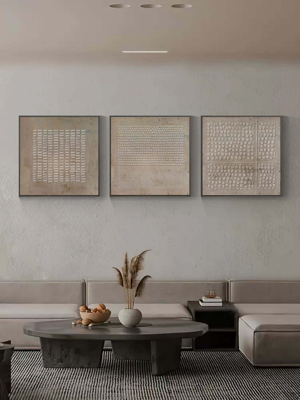 Neris Abstract Painting Set of 3