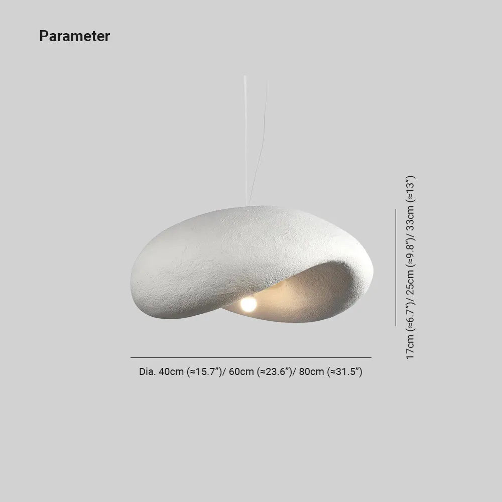 Nomo Modern Cloud-shape Wabi Sabi Style Pendant Light