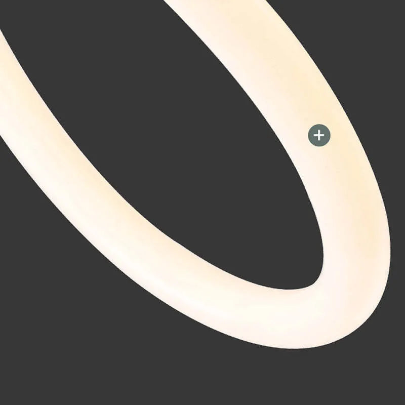 Arisha Curved & Linear Semi Flush Mount Ceiling Light, Gold