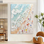 Vacation Plaster Art Texture Wall Art