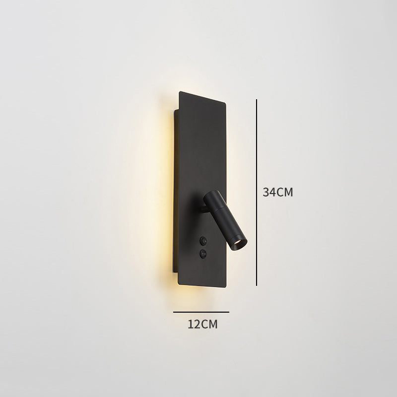 Ray Modern Flashlight Metal/ Wall Lamp Spotlight, Gold/Black/White