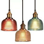 Valentina Glass Art Deco Pendant Lights,Colorful