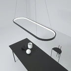 Junel Minimalist Oval Interior Hanging Pendant Light