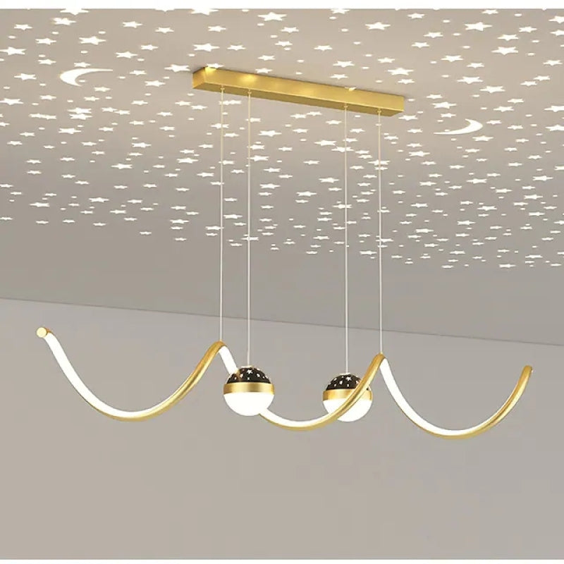 Arisha Nordic Globe Wavy Metal/ Pendant Light