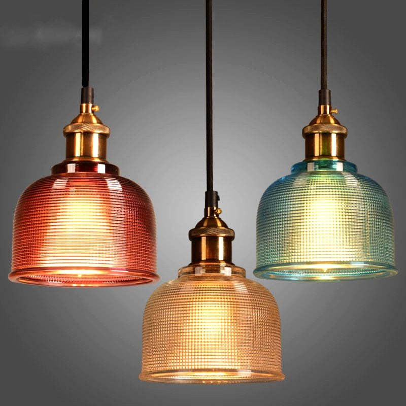 Valentina Glass Art Deco Pendant Lights,Colorful