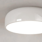 Arisha Modern Dish Shaped Metal Ceiling Light, Black/White