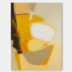 Wall Art Abstract Minimalist Neutral Impasto