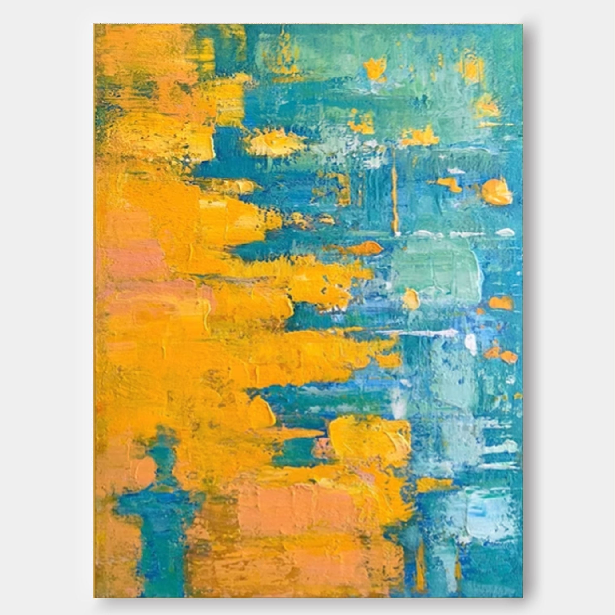 Wall Art Abstract Modern Impasto Scene
