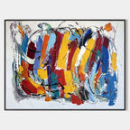 Vibrant Abstract Expressionist Oil Painting