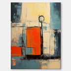 Wall Art Abstract Gradient Geometric Pop