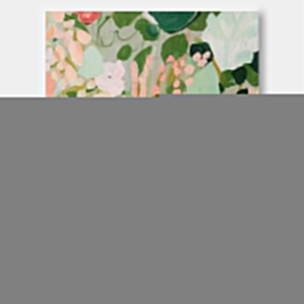 Soft Pastel Floral Field Oil Painting Modern